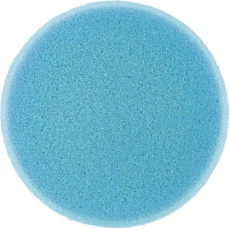 Round Bath Sponge, light blue - Ewimark — photo N1
