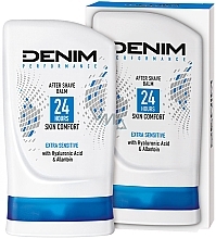 Fragrances, Perfumes, Cosmetics Aftershave Balm - Denim Performance Extra Sensitive After Shave Balm 24 Hours