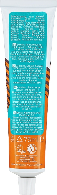 Natural Toothpaste - Ben & Anna Natural Toothpaste Cinnamon Orange — photo N2