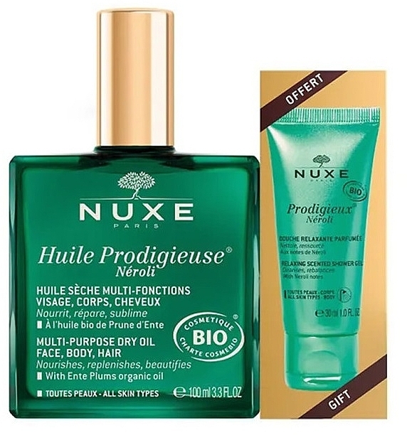 Set - Nuxe Huile Prodigieuse Neroli (oil/100ml + sh/gel/30ml) — photo N1