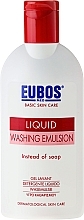 Shower Emulsion - Eubos Med Basic Skin Care Liquid Washing Emulsion Red — photo N2