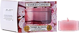 Fragrances, Perfumes, Cosmetics Tea Light Candles - Yankee Candle Scented Tea Light Candles Cherry Blossom