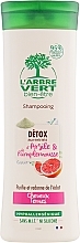 Fragrances, Perfumes, Cosmetics Detox Shampoo for Dull Hair with Clay and Grapefruit Extracts - L'Arbre Vert Detox Shampoo