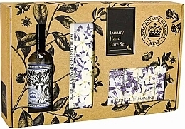 Set - The English Soap Company Kew Gardens Bluebell & Jasmine Hand Care Gift Box — photo N1