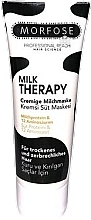 Fragrances, Perfumes, Cosmetics Milk Protein Hair Mask - Morfose Milk Therapy Creamy Mask (tester)