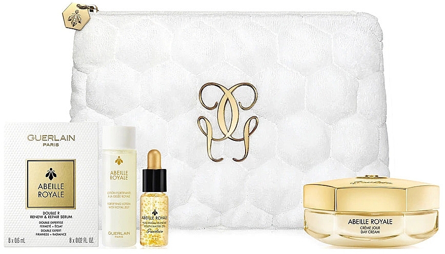 Set - Guerlain Abeille Royale Programme Anti Age (cr/50ml + lot/15ml + ser/15ml + oil/0,6mlx8 + bag) — photo N3