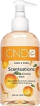 Fragrances, Perfumes, Cosmetics Shower Gel - CND Hand and Body Scentsations Peach & Ginseng Wash 