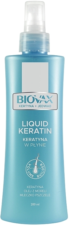 Hair Volume Serum - Biovax Keratin + Silk Serum — photo N2