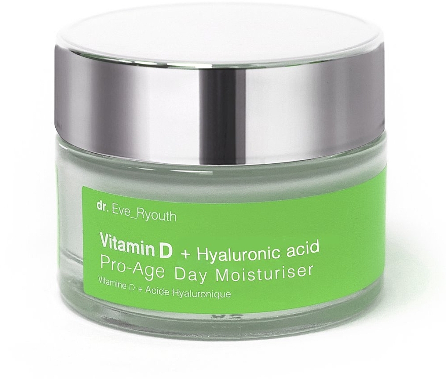 Facial Day Cream - Dr. Eve_Ryouth Vitamin D + Hyaluronic Acid Pro-Age Day Moisturiser — photo N1