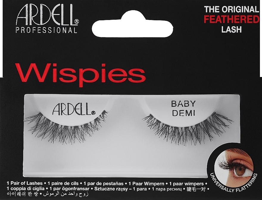 False Lashes - Ardell Wispies Baby Demi — photo N3