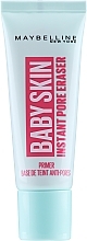 Makeup Primer - Maybelline Baby Skin Instant Pore Eraser — photo N1