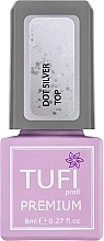 Fine Crumb Top Coat - Tufi Profi Premium Dot Silver Top — photo N1