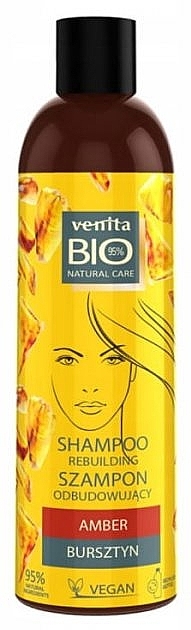 Amber Reconstruction Bio Shampoo - Venita Vegan Shampoo — photo N2