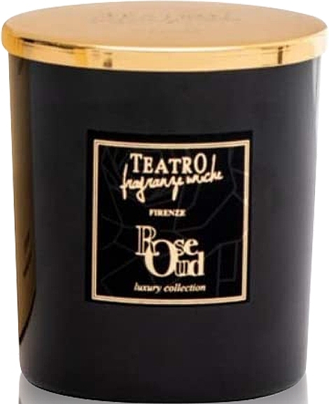 Scented Candle - Teatro Fragranze Uniche Rose Oud Candle — photo N4