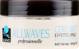 Fragrances, Perfumes, Cosmetics Hair Wax with Matte Effect - Allwaves Matt Hair Wax