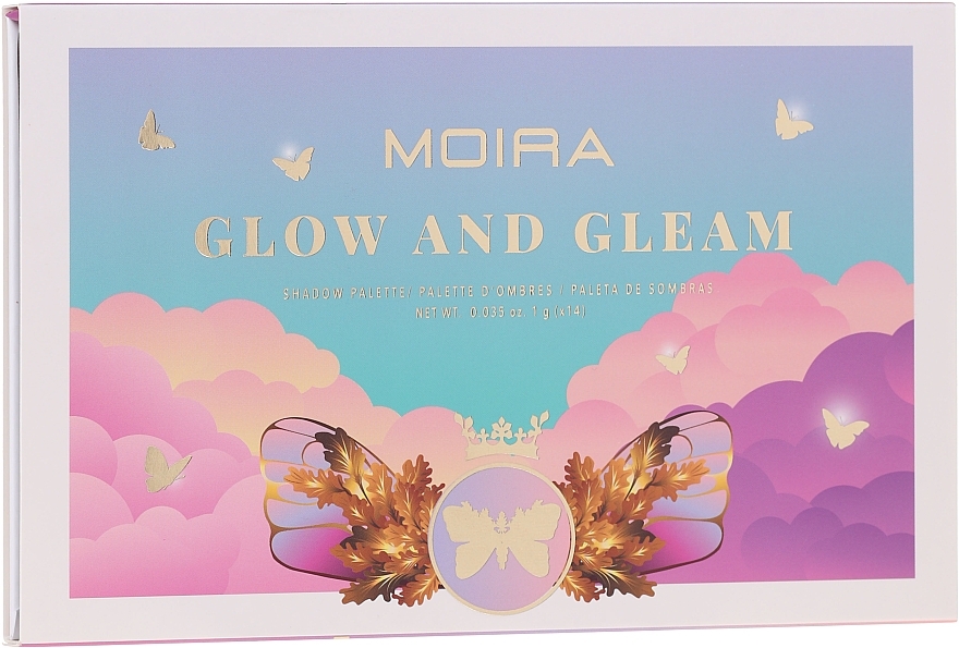 Eyeshadow Palette - Moira Glow And Gleam Shadow Palette — photo N4