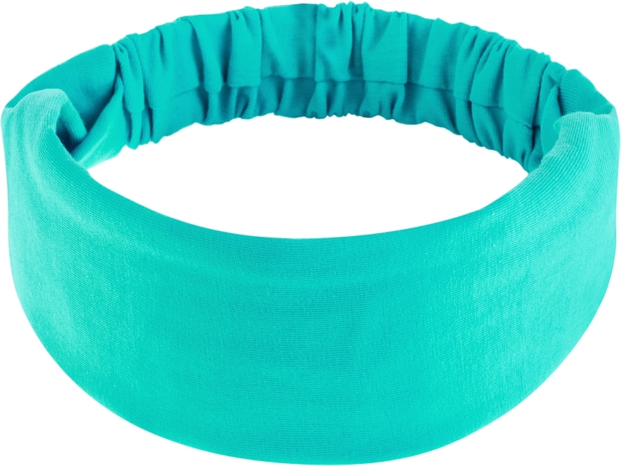 Headband "Knit Classic", straight, mint - MAKEUP Hair Accessories — photo N1