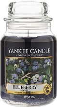 Fragrances, Perfumes, Cosmetics Scented Candle in Jar - Yankee Candle Large Jar Blueberry