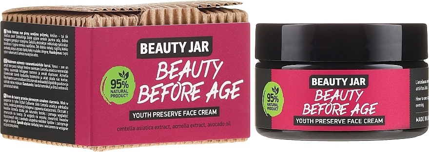 Anti-Aging Face Cream - Beauty Jar Beauty Before Age Youth Preserve Face Cream — photo N1