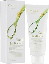 Fragrances, Perfumes, Cosmetics Snail Mucin Hand Cream "Regeneration & Smoothness" - 3W Clinic Snail Hand Cream