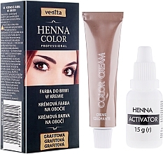 Fragrances, Perfumes, Cosmetics Brow Cream-Henna - Venita Henna Color