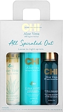 Fragrances, Perfumes, Cosmetics Set - CHI Aloe Vera All Spiraled Out Kit (h/cr/147ml + cond/177ml + h/oil/89ml)