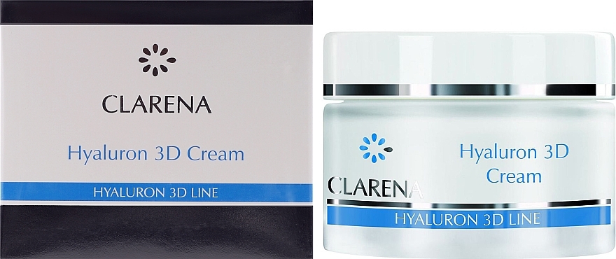 Ultra Moisturizing Cream with Three Types of Hyaluronic Acid - Clarena Hyaluron 3D Cream — photo N2