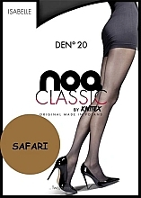 Tights 'Isabelle', 20 Den, safari - Knittex — photo N1