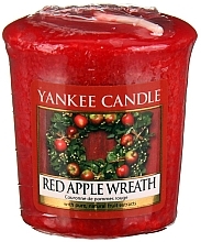Fragrances, Perfumes, Cosmetics Scented Candle - Yankee Candle Red Apple Wreath