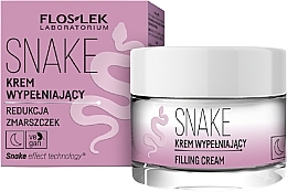 Night Cream-Filler for Mature Skin - FlosLek Snake Filling Cream — photo N2