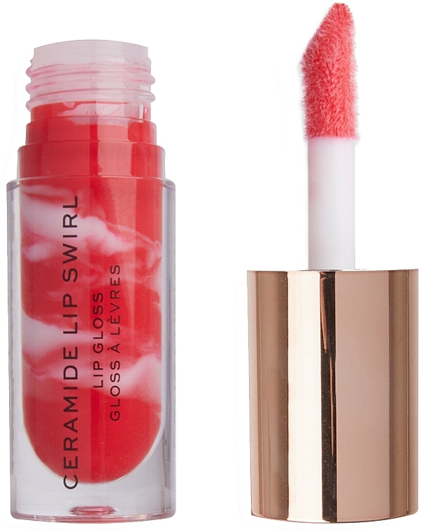 Lip Gloss - Makeup Revolution Ceramide Swirl Lip Gloss — photo N1