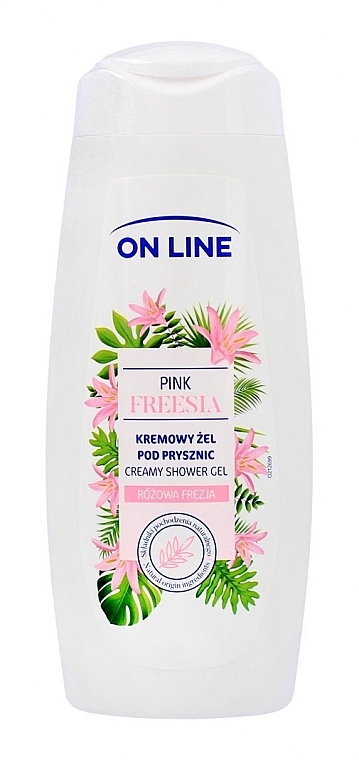 Shower Gel "Pink Freesia" - On Line Pink Freesia Creamy Shower Gel — photo N1