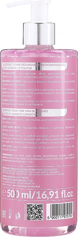 Soothing Tonic for Skin Blemishes - Farmona Professional Control Repair Soothing Tonic For Skin Blemishes Caused By Various Conditions — photo N2