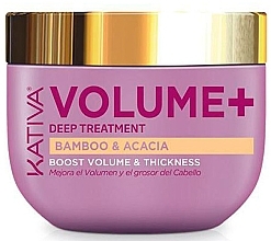 Fragrances, Perfumes, Cosmetics Volume Hair Mask - Kativa Volume+ Bamboo & Acacia Mask