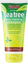 Fragrances, Perfumes, Cosmetics Hair Shampoo "Tea Tree" - Beauty Formulas Tea Tree Deep Cleansing Shampoo