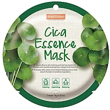 ツボクサを使用した心地よいフェイスマスク - Purederm Cica Essence Mask — photo N1