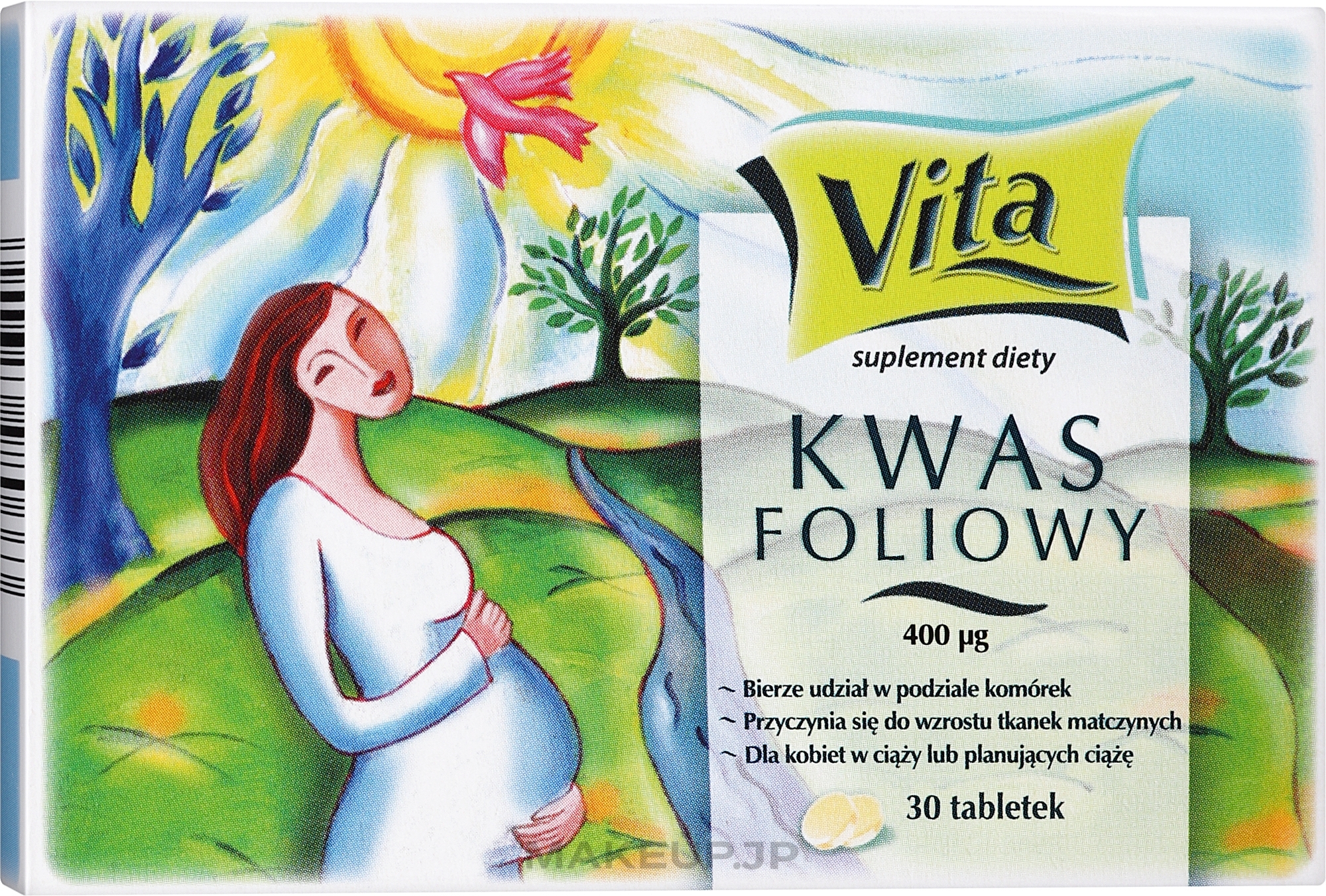 Dietary Supplement, tablets - Aflofarm Vita Kwas Foliowy — photo 30 szt.