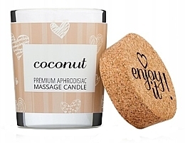 Fragrances, Perfumes, Cosmetics Coconut Massage Candle - Magnetifico Enjoy It Premium Aphrodisiac Massage Candle Coconut