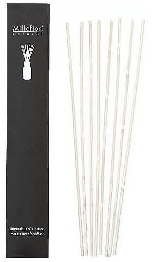 Spare Rattan Sticks for the 500 ml Diffuser, 8 pcs. - Millefiori Milano Natural Sticks — photo N2