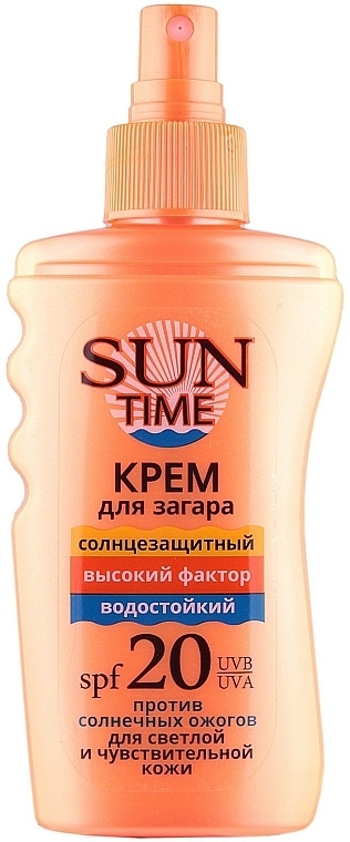 Tanning Cream for Sensitive Skin SPF20 - Biokon Sun Time — photo N2