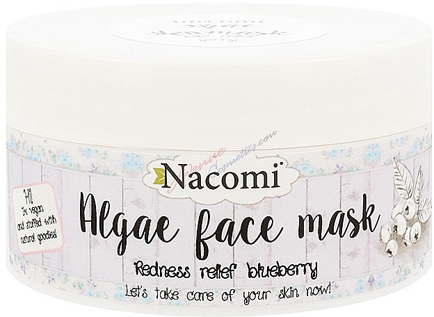 Alginate Face Mask "Blueberry" - Nacomi Professional Face Mask — photo N1