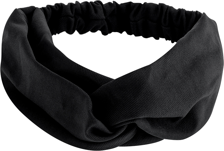 Denim Twist Headband, black - MAKEUP Hair Accessories — photo N1