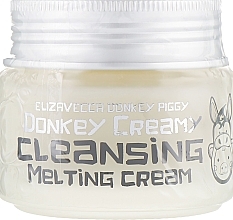 Cleansing Makeup Remover Oil Cream - Elizavecca Donkey Creamy Cleansing Melting Cream — photo N2