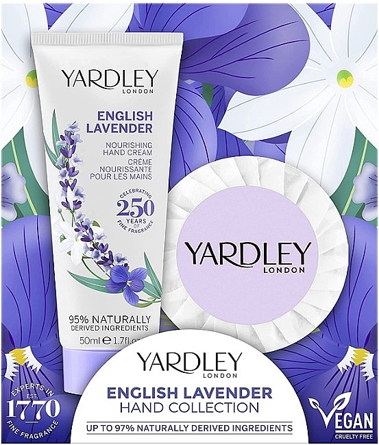 Yardley English Lavender - Set (h/cr/50ml + soap/50g) — photo N3