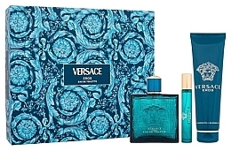 Fragrances, Perfumes, Cosmetics Versace Eros - Set (edt 100ml+sh/gel 150ml+edt/10ml)