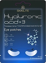 Fragrances, Perfumes, Cosmetics Eye Patches 'Hyaluronic Acid x3' - Skinlite Hyaluronic Acid x3 Eye Patches