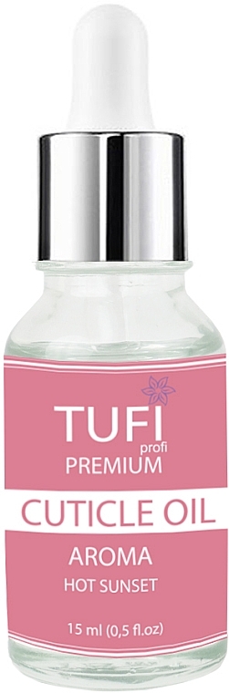 Cuticle Oil 'Sunset Hot' - Tufi Profi Premium Aroma — photo N9