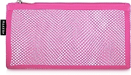 Fragrances, Perfumes, Cosmetics MakeUp - Mesh Beauty Bag, Pink, 22x10 cm