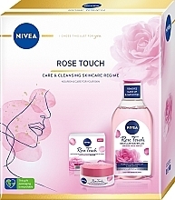 Set - Nivea Rose Touch Care & Cleansing — photo N1