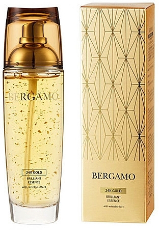 Anti-Aging Face Serum with Gold - Bergamo 24K Gold Brilliant Essence — photo N1